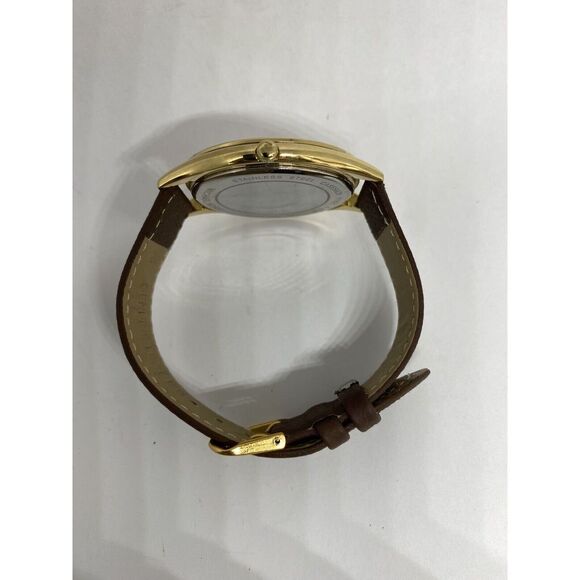 Michael Kors Runway MK4295 Women's Brown Leather Analog Dial Quartz Watch Y201 - Picture 11 of 12